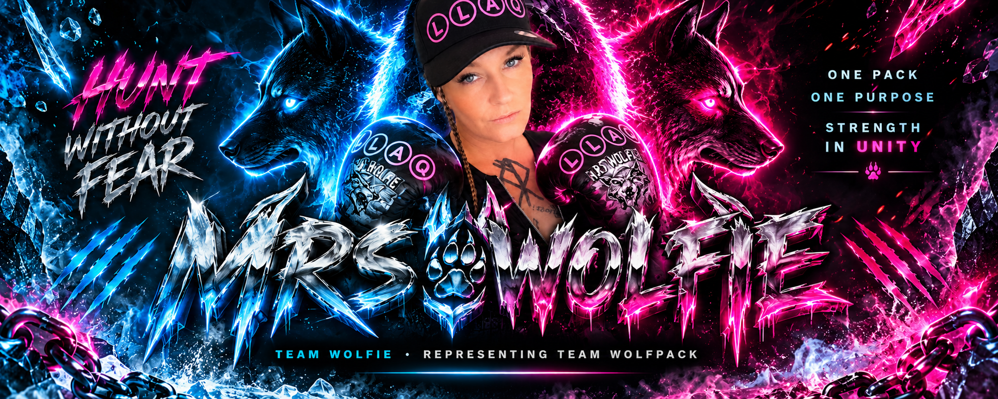 Mrs Wolfie - Team Wolfie representing Team Wolfpack